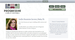 Desktop Screenshot of progressiveconflictsolutions.com